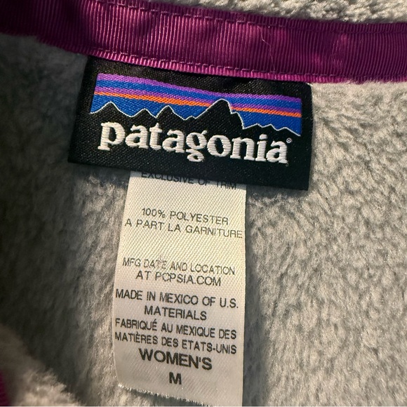 Patagonia‎ Women’s Re-Tool Vest Polartec Zip up Grey Size M - Picture 2 of 7